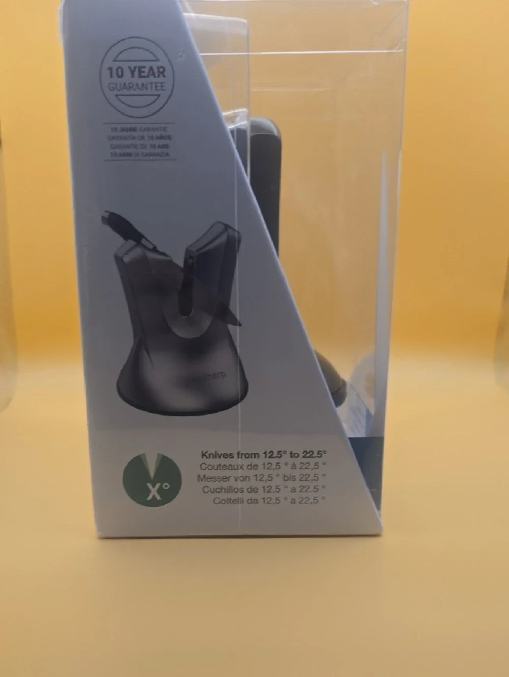 Stay Safe Hands-Free Knife Sharpener — Black